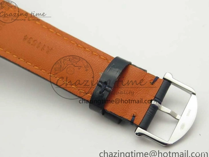 MIROTIME 0419 Portofino Automatic SS FKF 1:1 Best Edition Blue Dial on Blue Leather Strap A Cozy 7133